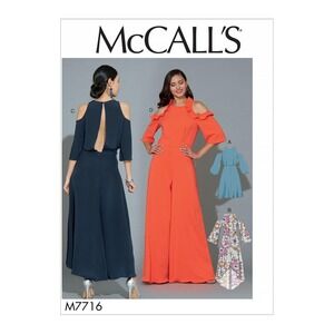 McCall's Misses Dress & Jumpsuit M7716, Size A5 (6 - 14)